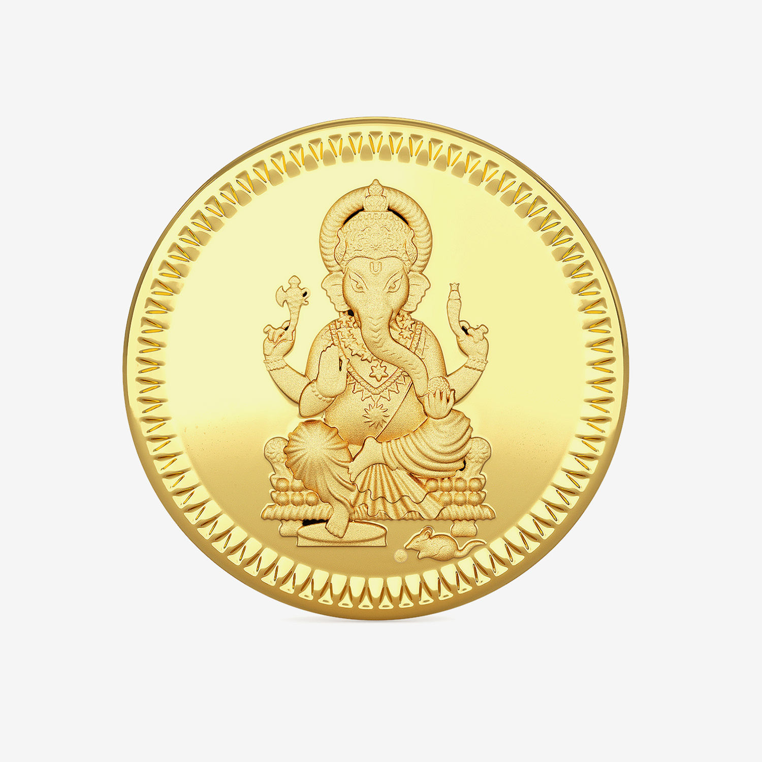Buy 1 Gram Ganapathy Gold Coin (2022A1GH7) Online from Joyalukkas
