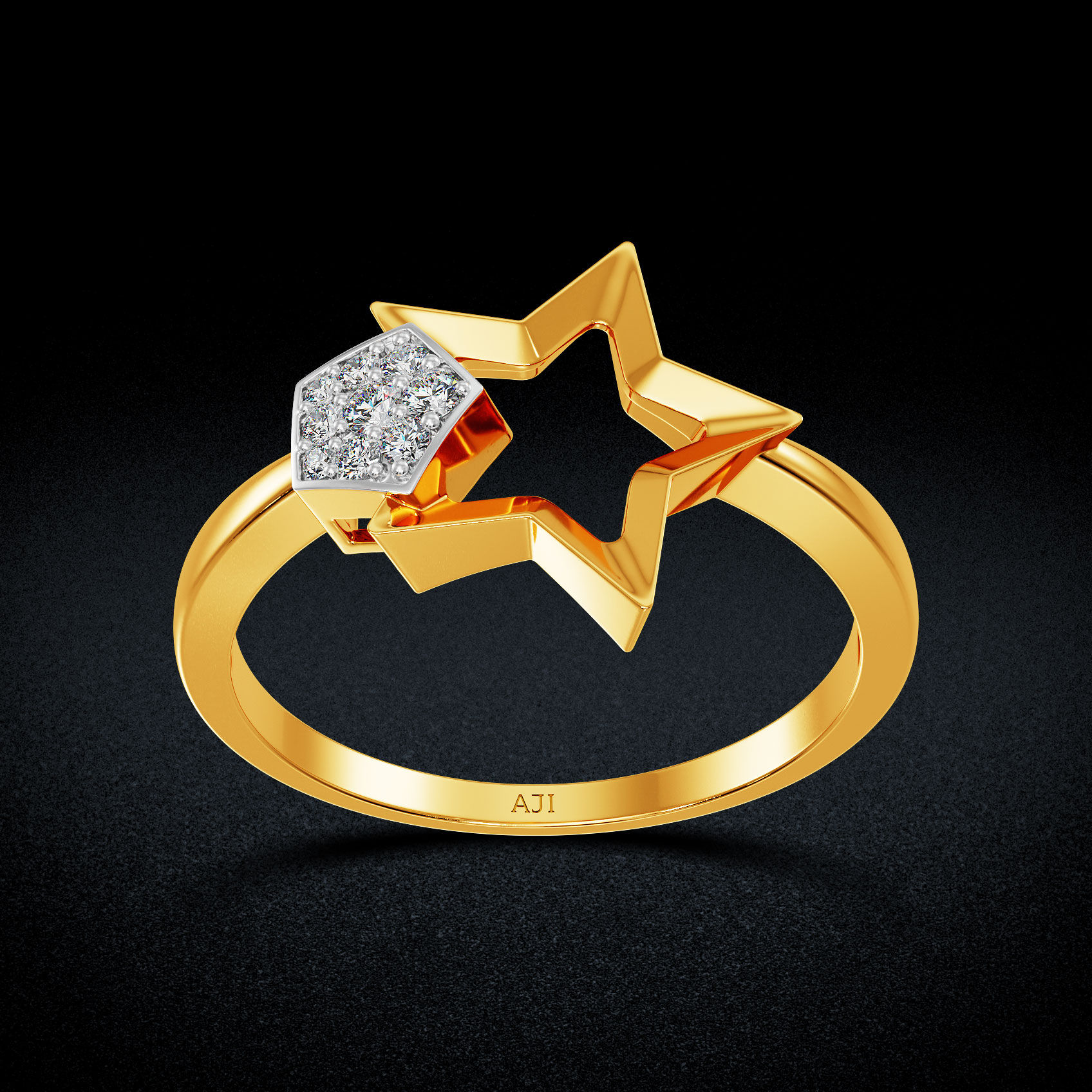 Celestial Gold Ring image
