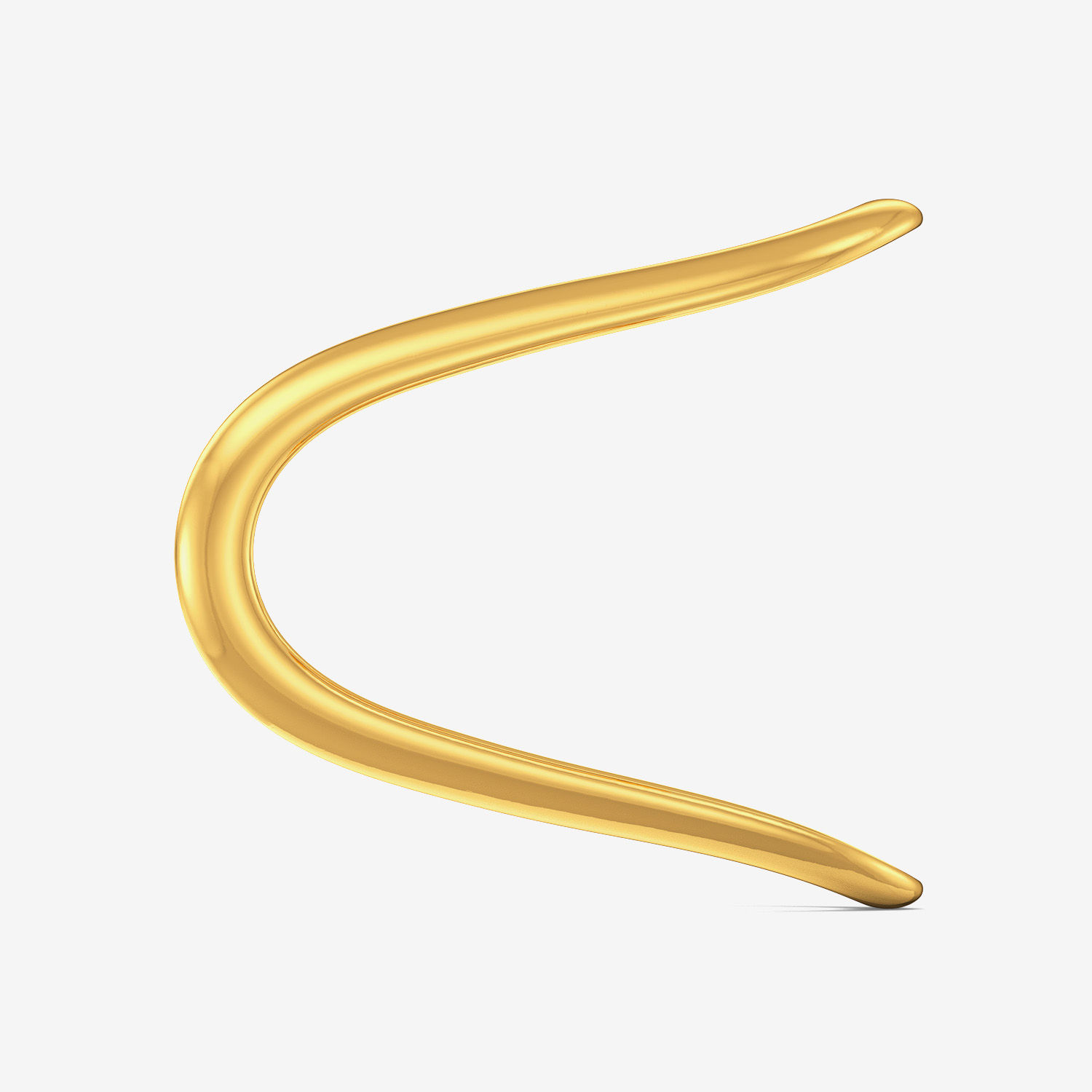 Gold V Shaped Dainty Designer Ring image