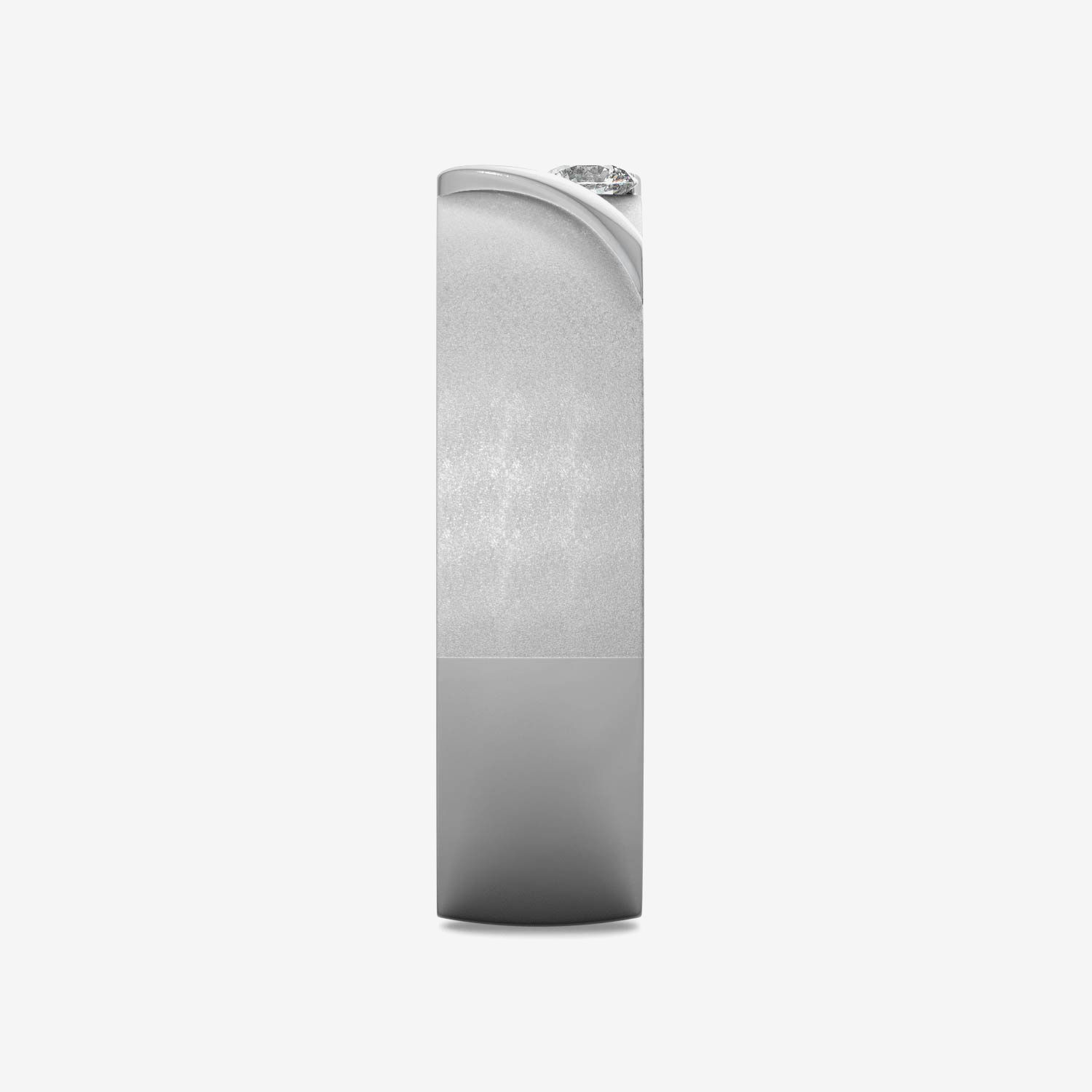 Gleaming Bandy Platinum Ring image
