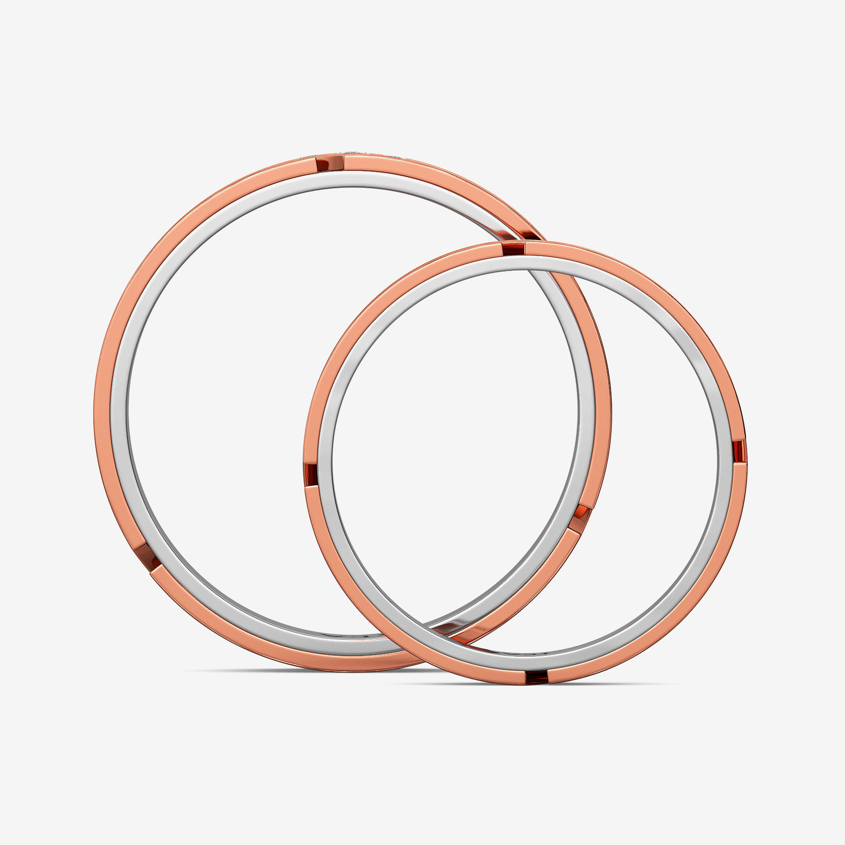 Imperial Stencil Curve Diamond Ring Combo alternate view 2