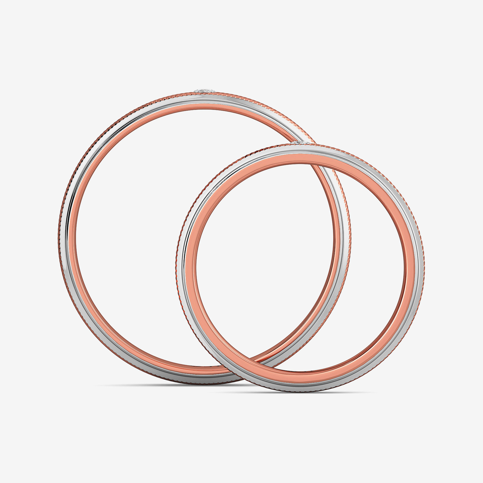 Luxurious Textured Diamond Ring Combo alternate view 2