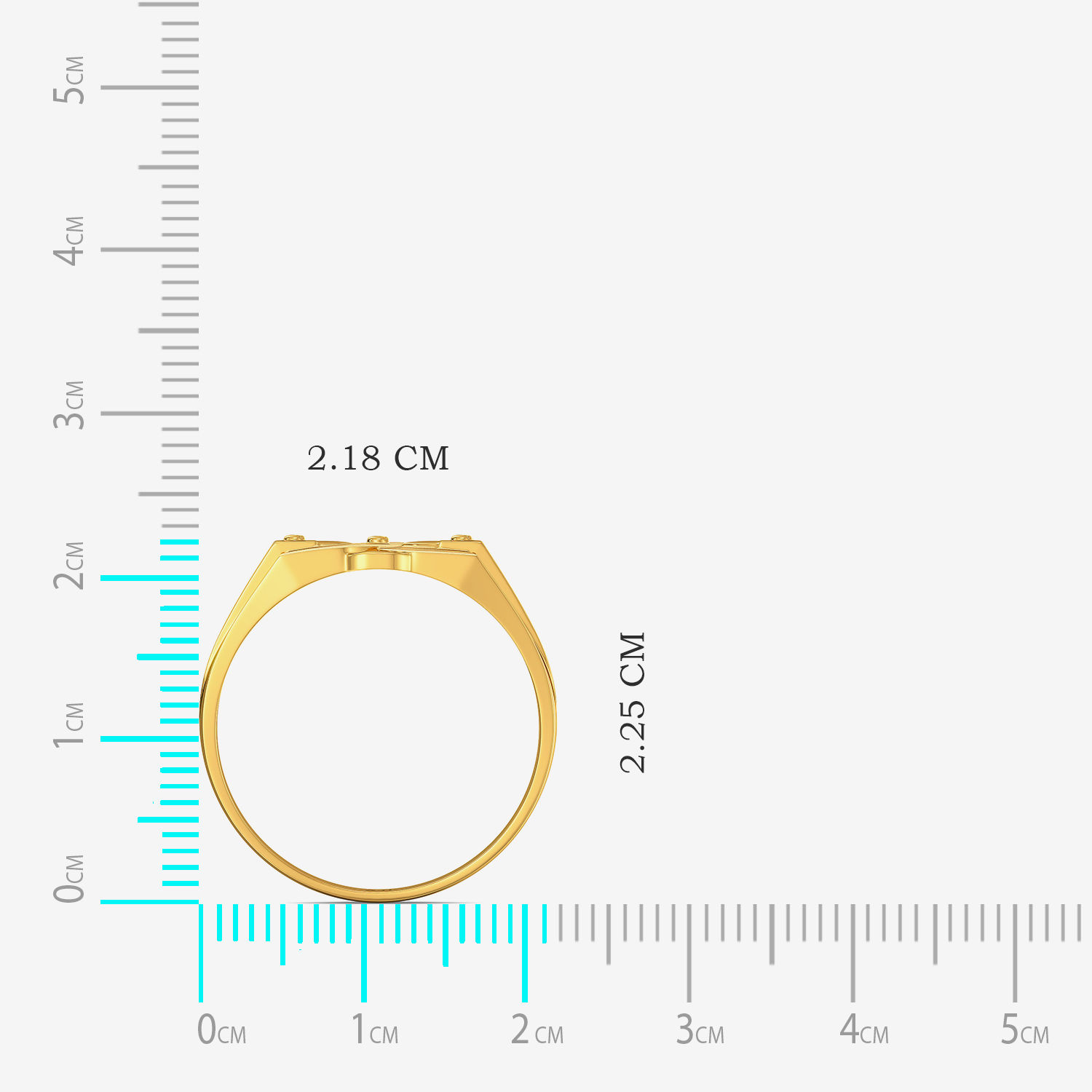 Bold And Masculine Designer Gold Rings alternate view 3