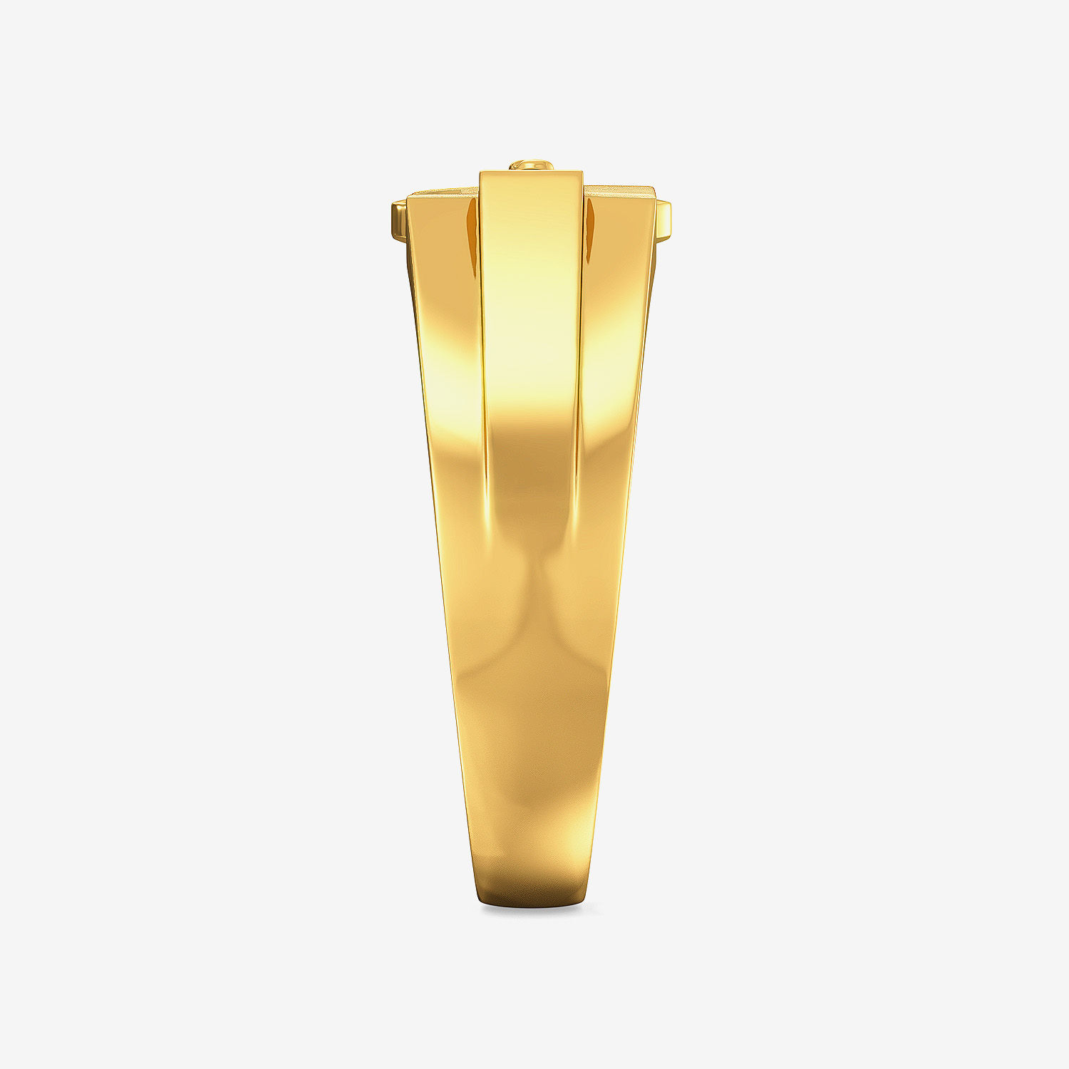 Bold And Masculine Designer Gold Rings image