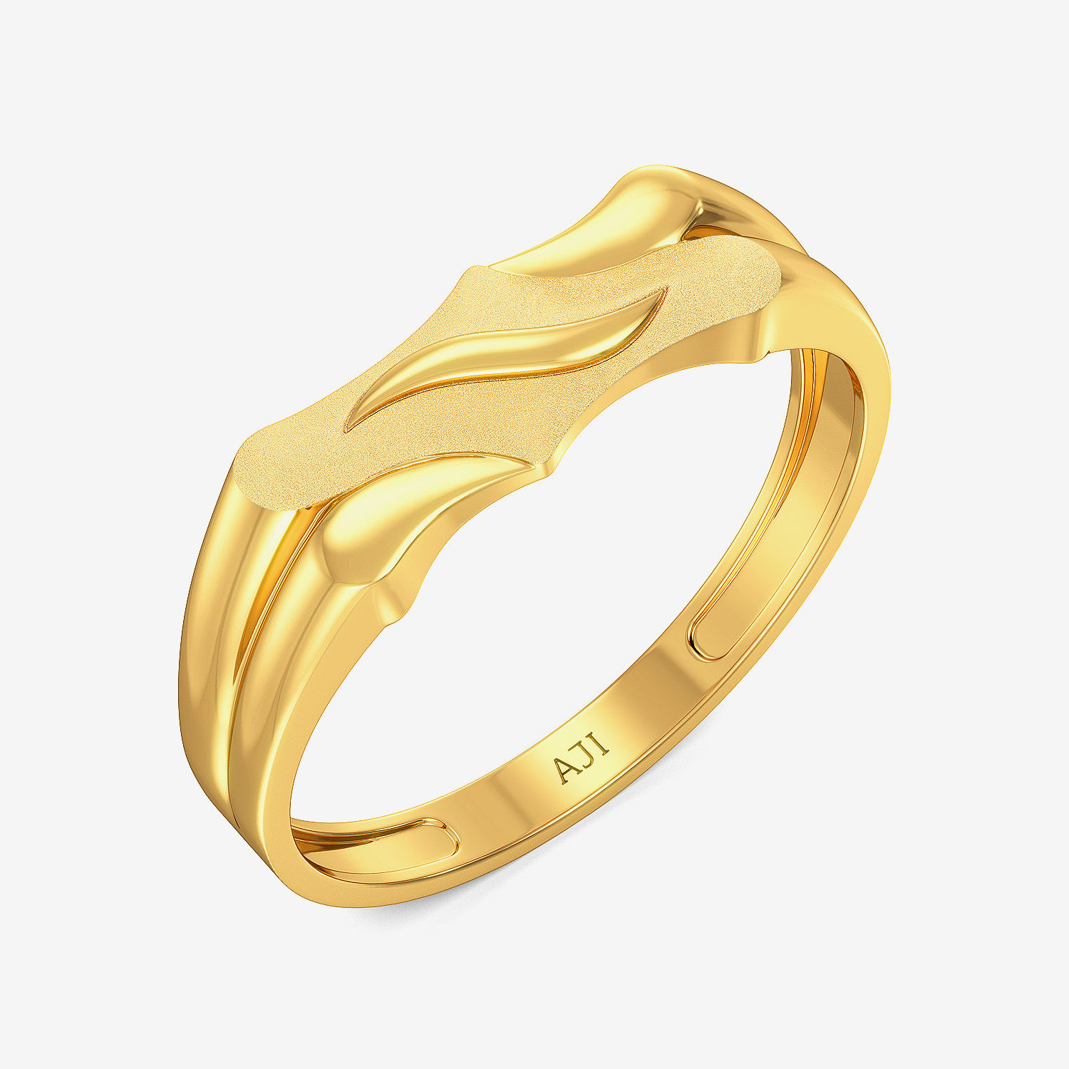 Dashing Bold Designer Gold Rings