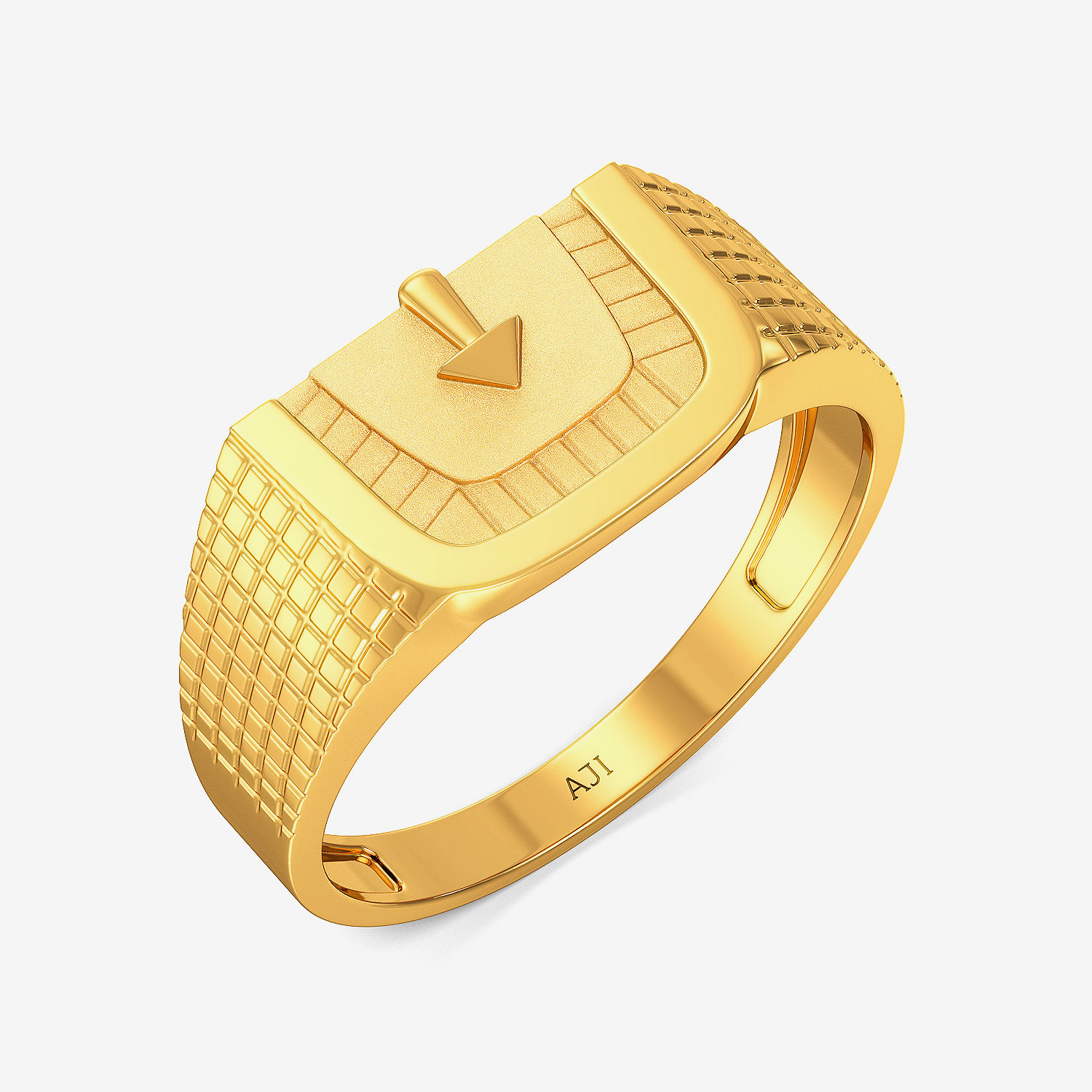 Hefty Designer Gold Rings