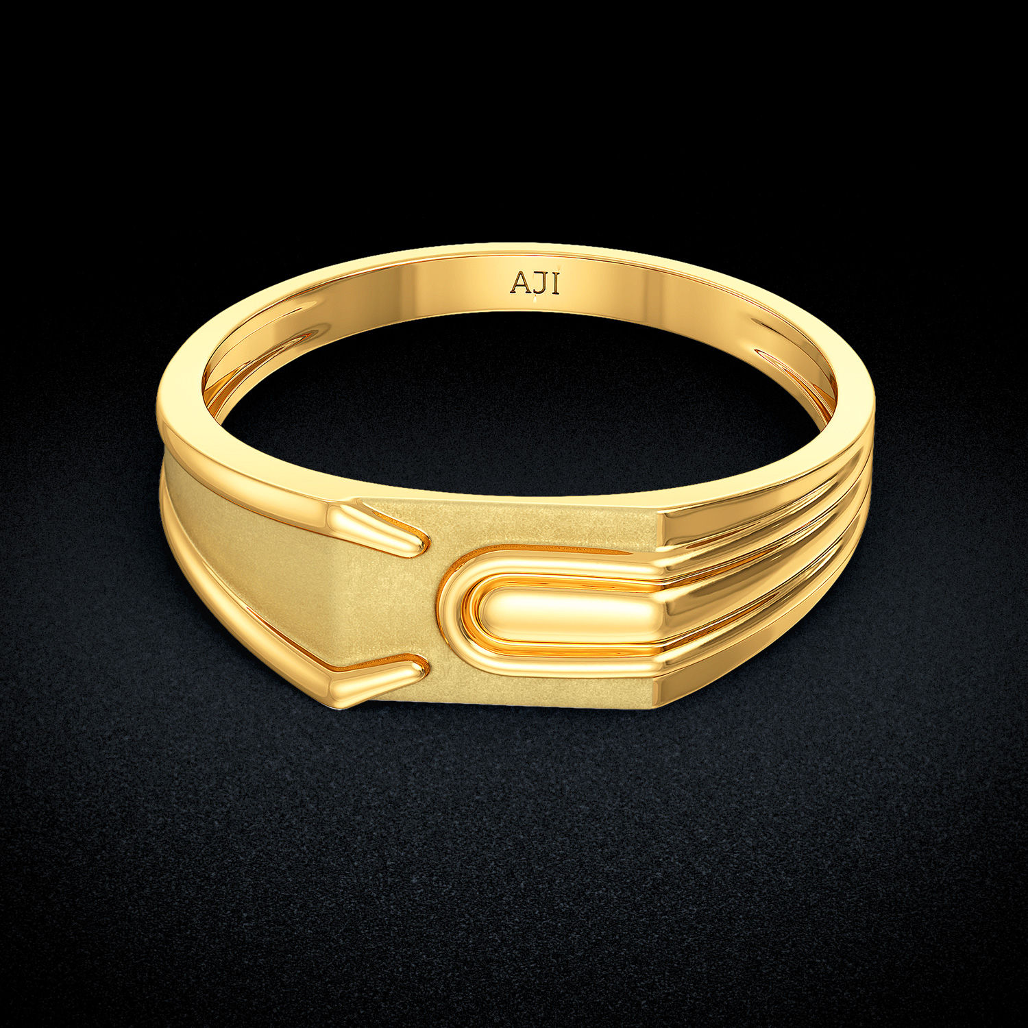 Funky Designer Gold Rings image
