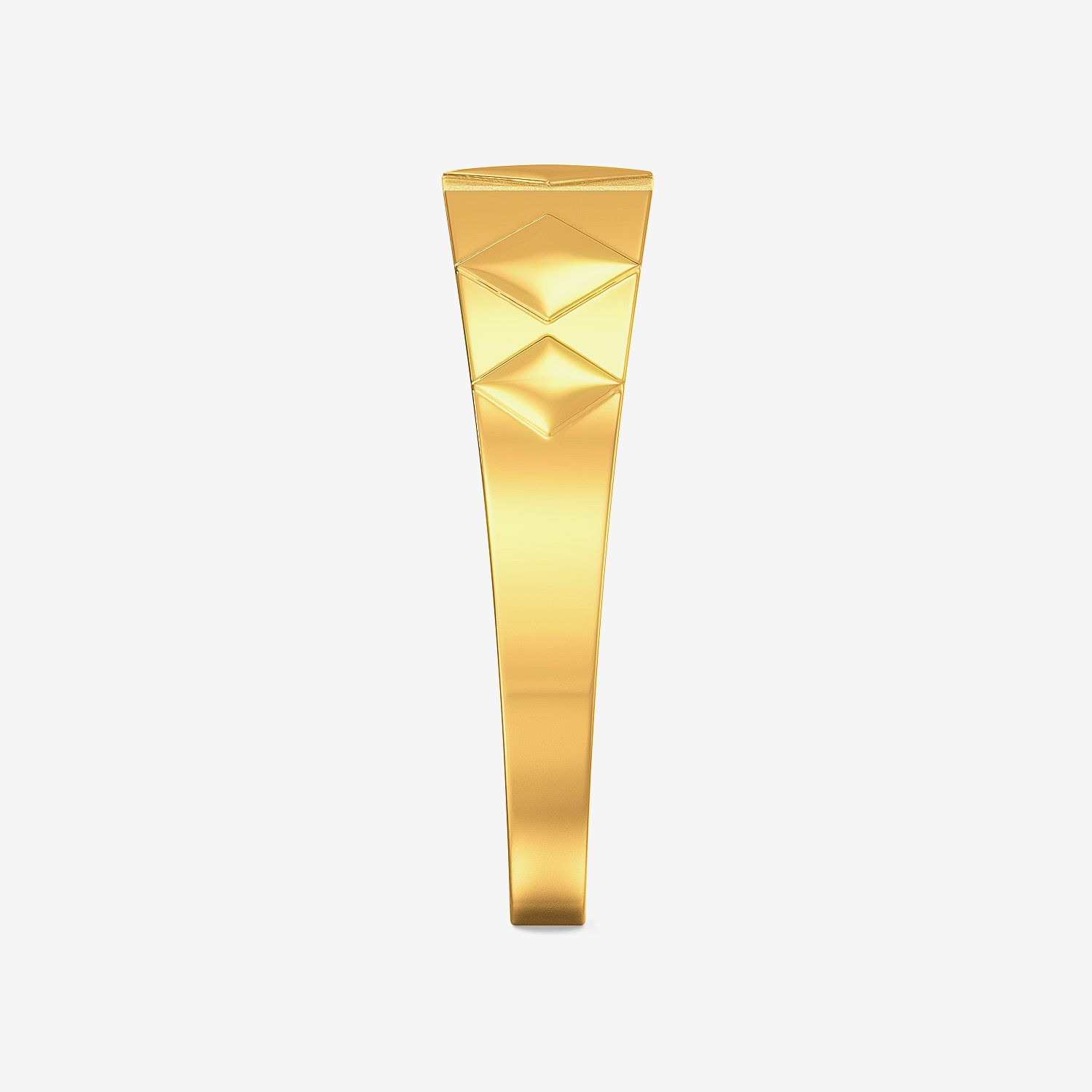 Rocking Macho Designer Mens Gold Ring image
