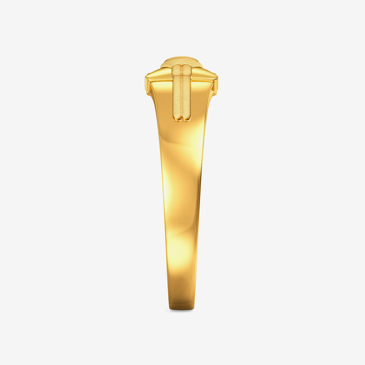 Freaky Macho Mens Gold Ring image