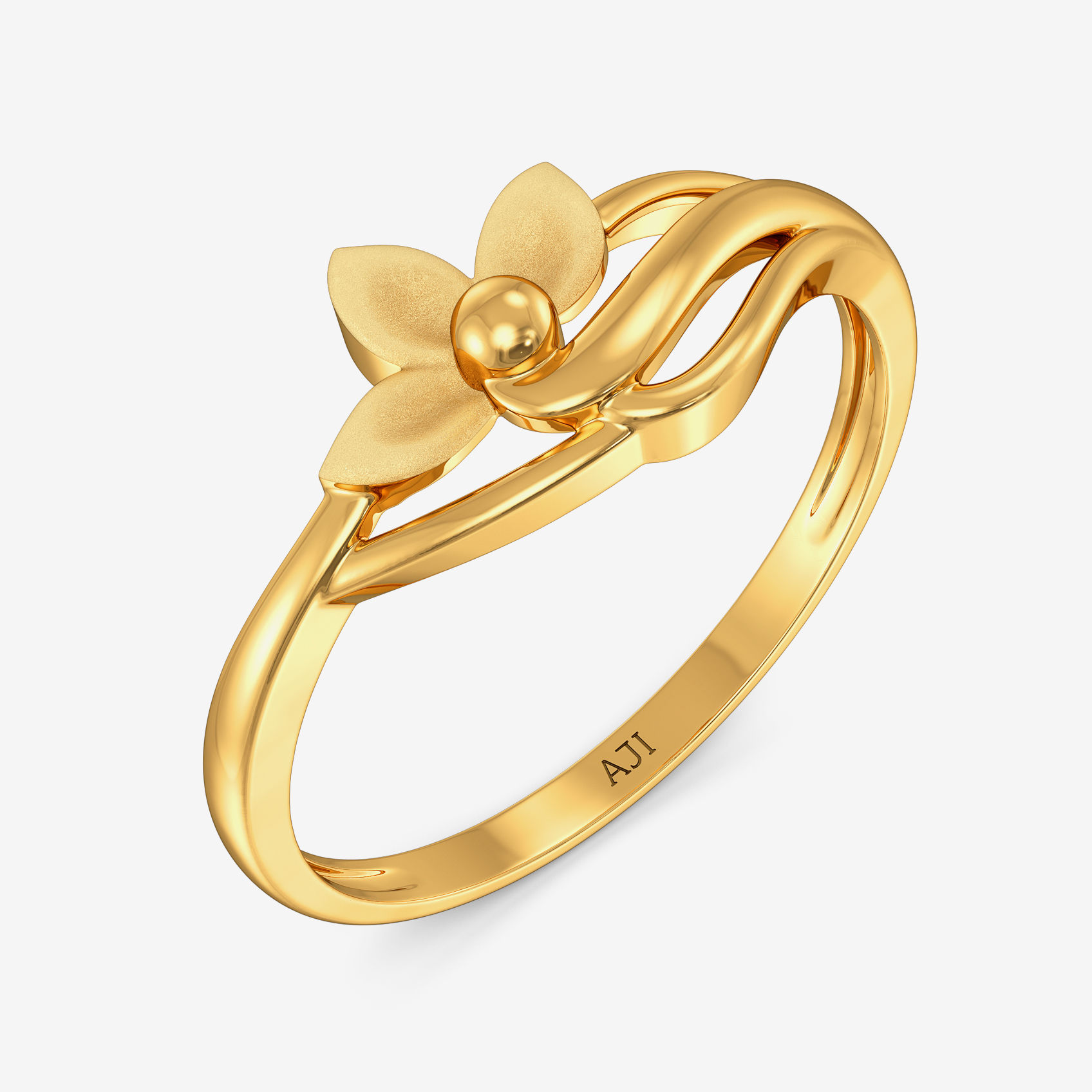 Golden Blossom Elegance Ring