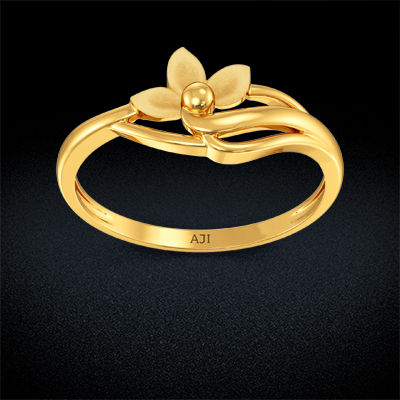 Golden Blossom Elegance Ring alternate view 2