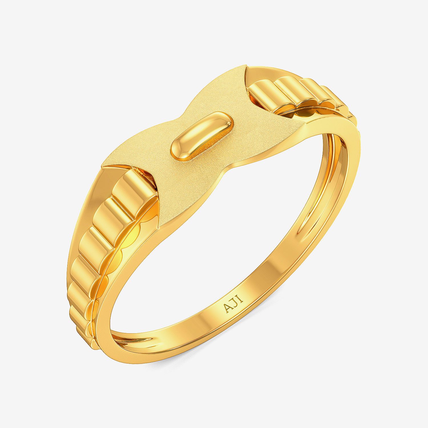 Bombastic Designer Mens Gold Ring