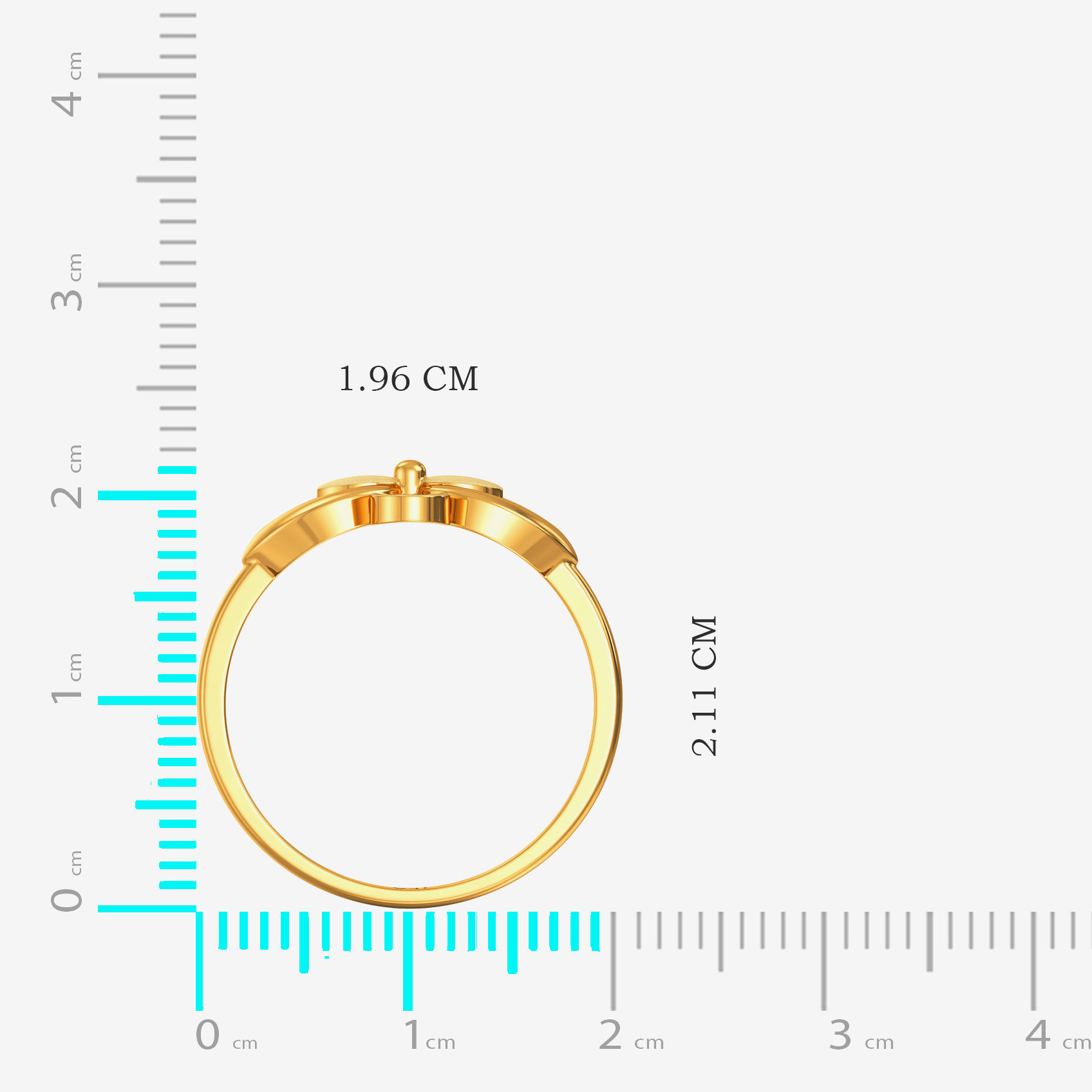 Flowered Gold Ring image