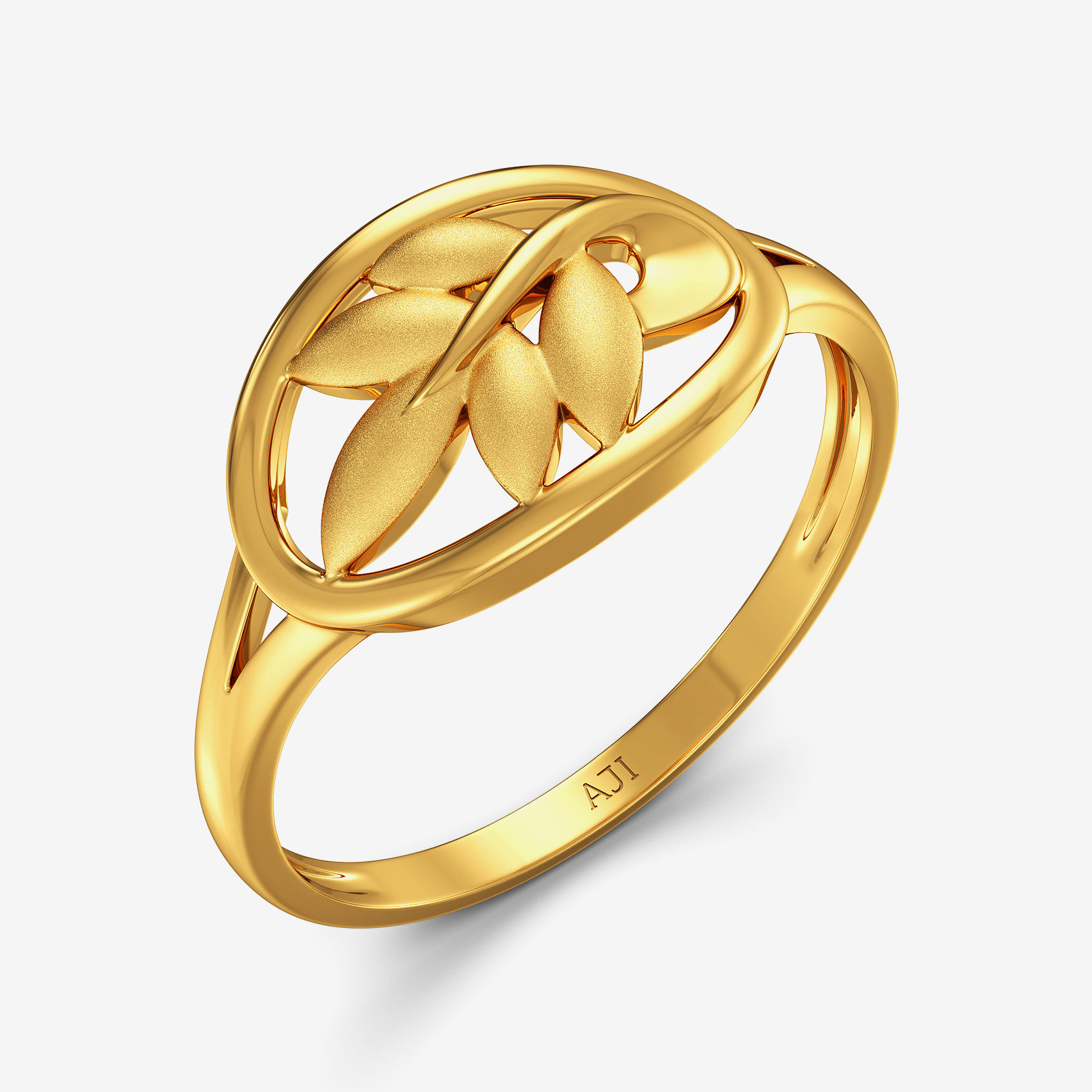 Foliage Gold Ring