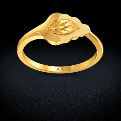Frond Gold Ring alternate view 2