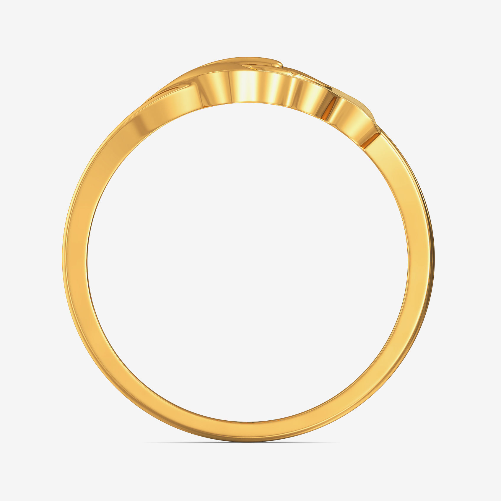 Frond Gold Ring image