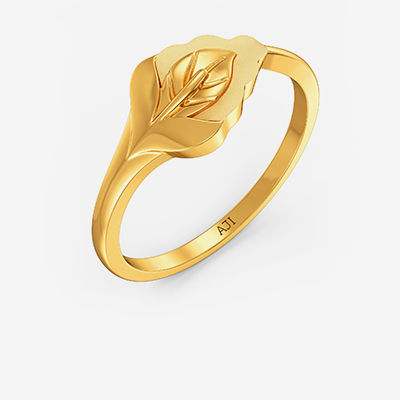 Frond Gold Ring alternate view 1