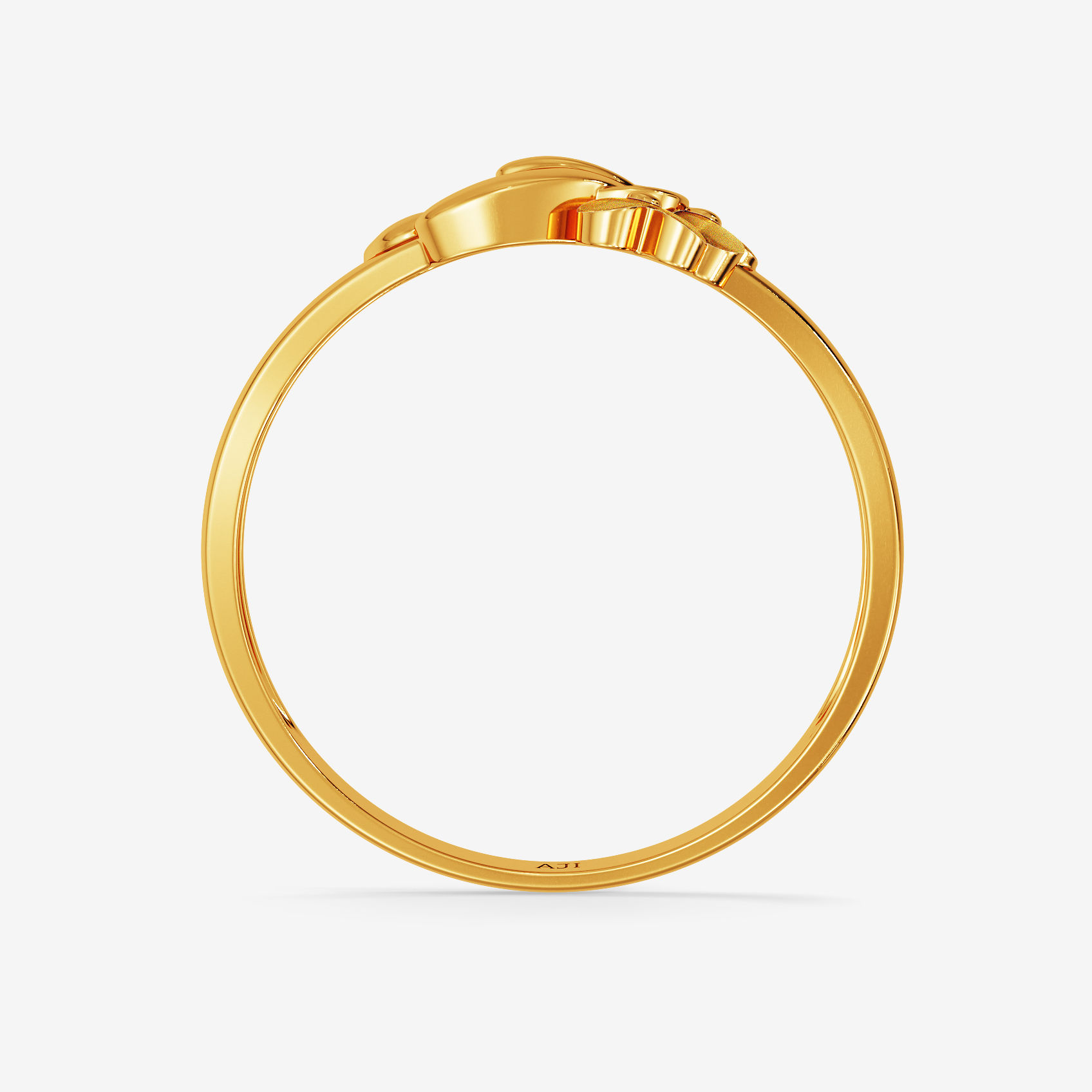 Petal Inspired Gold Ring image