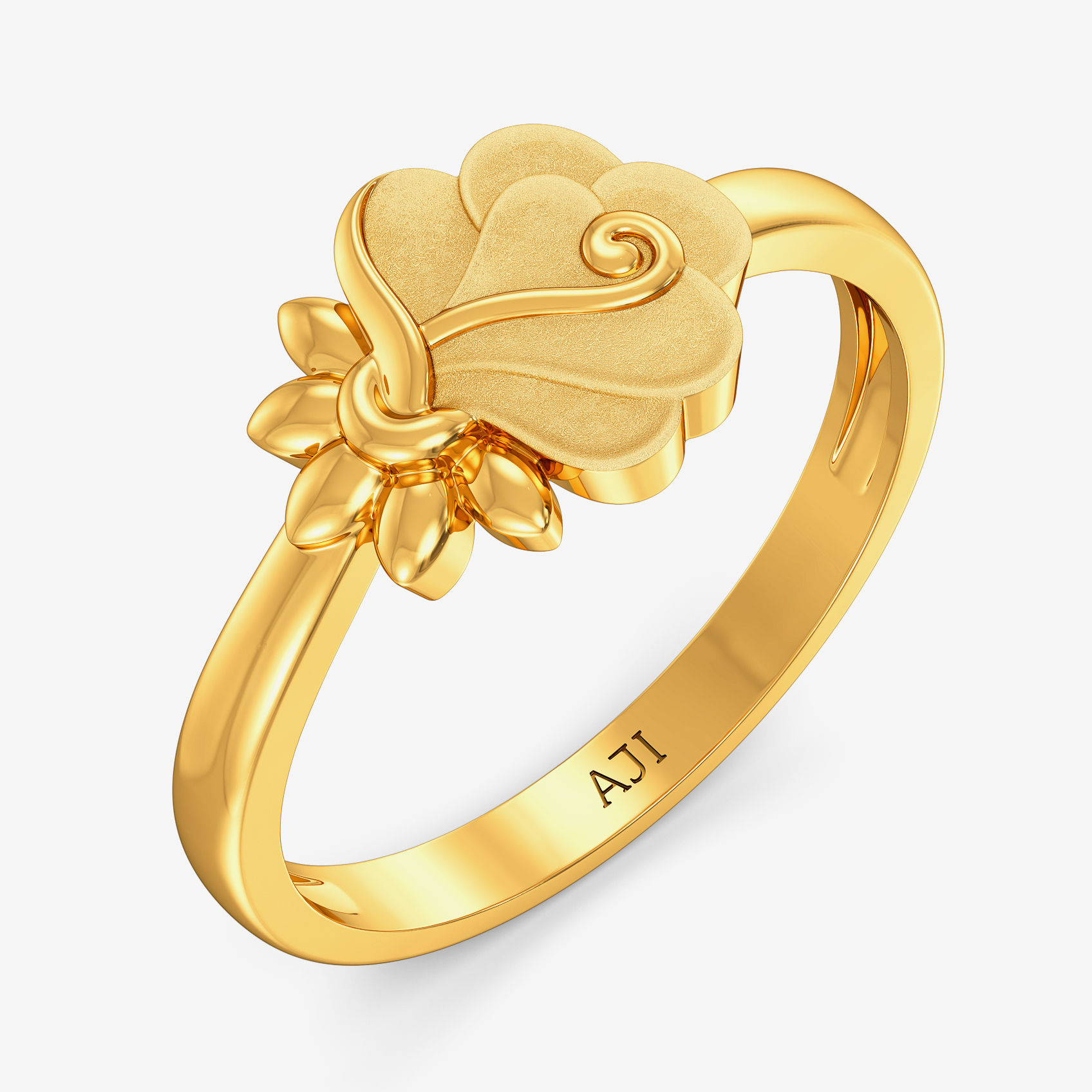 Flowery Gold Women Ring