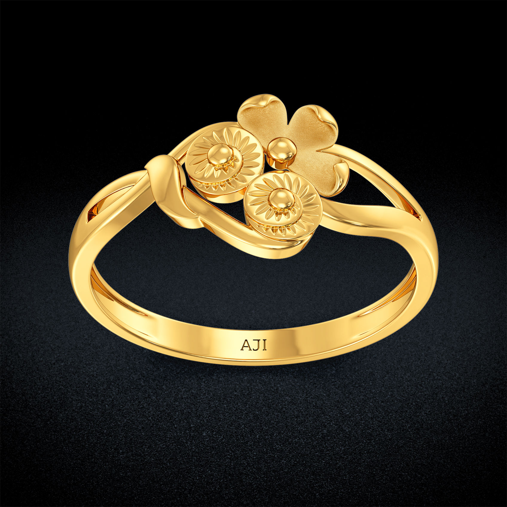 Blooming Gold Ring image