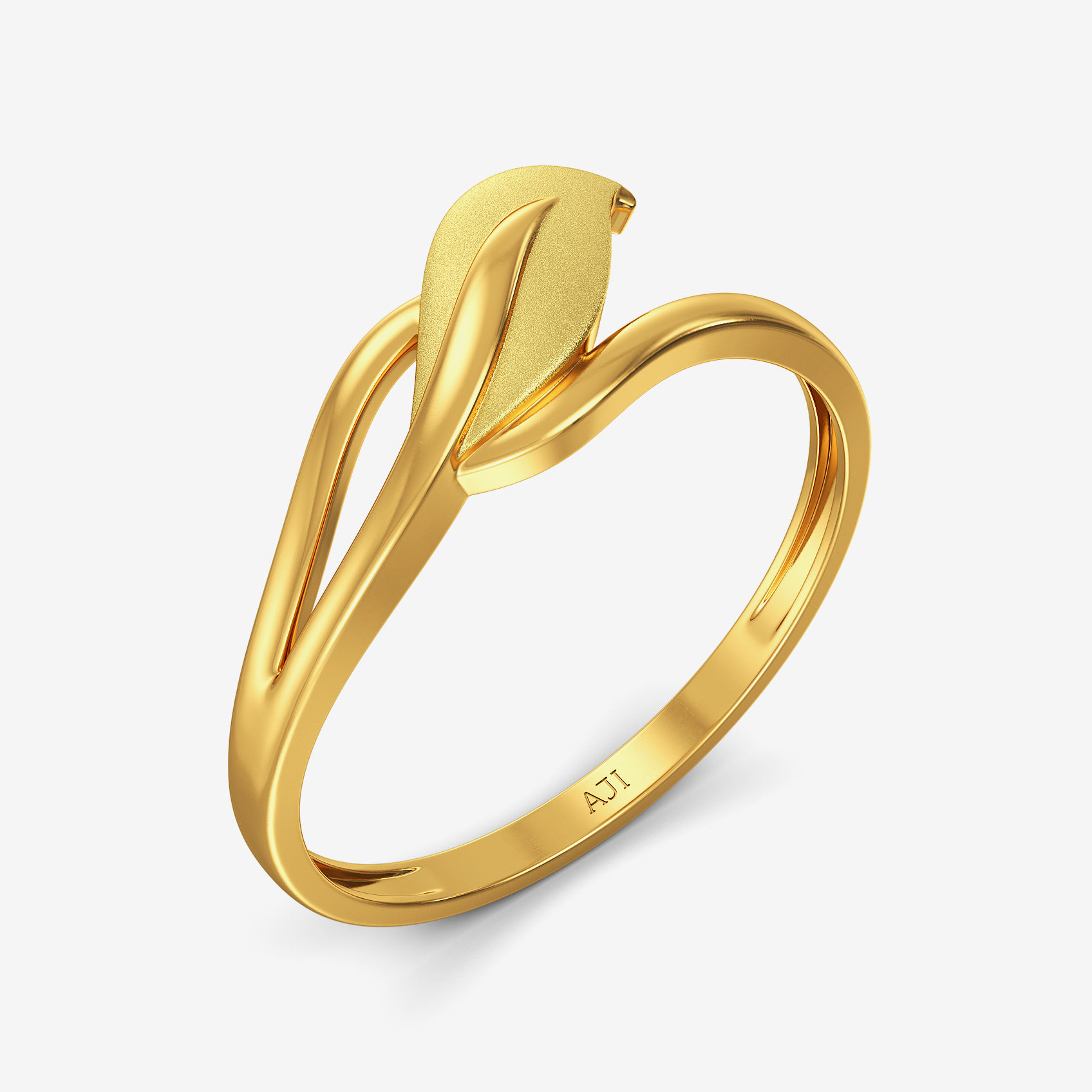 Bract Gold Ring