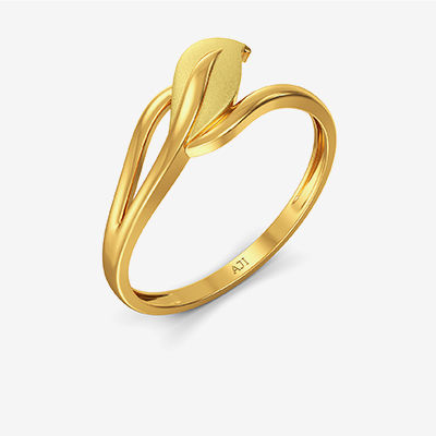 Bract Gold Ring