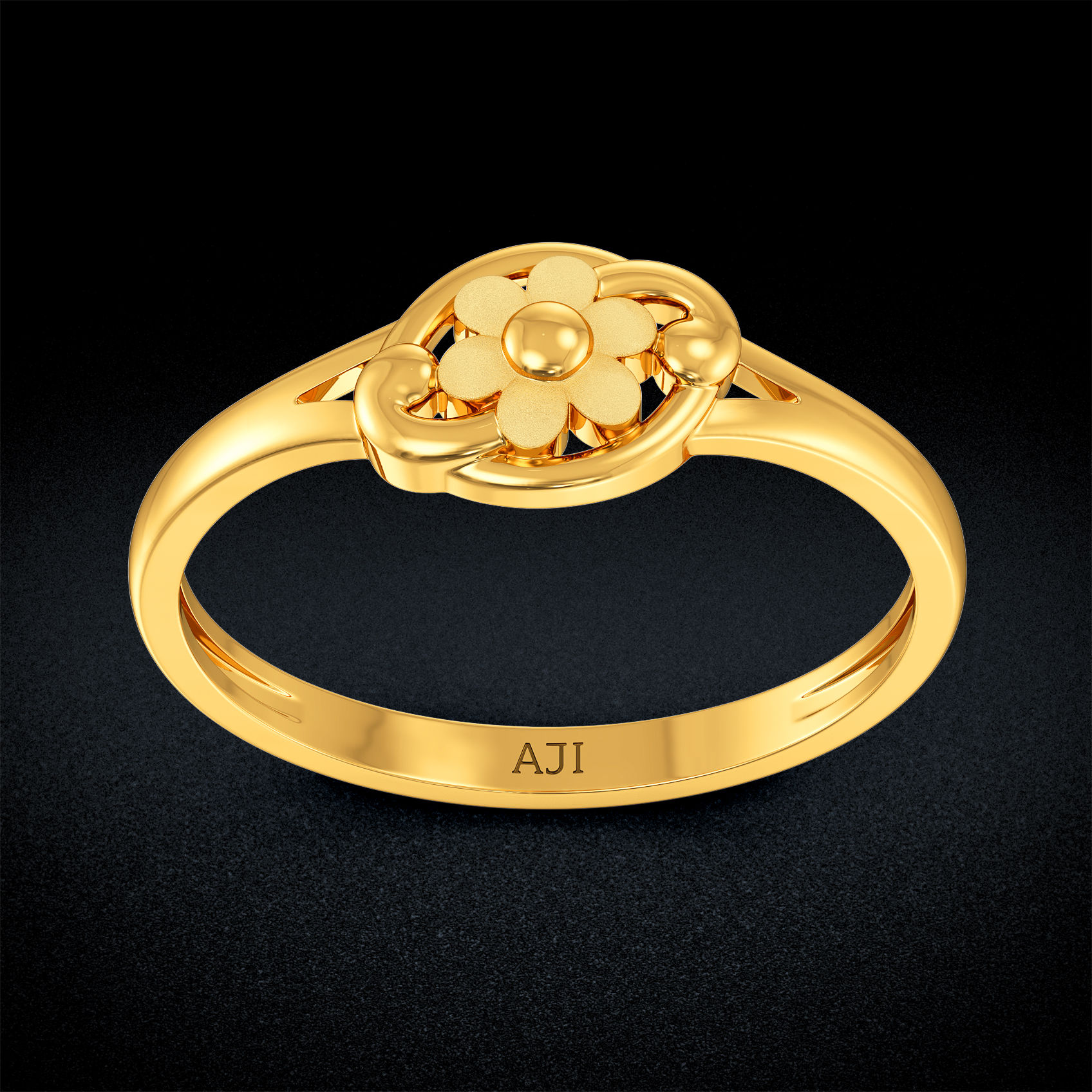 Floriated Gold Women Ring image