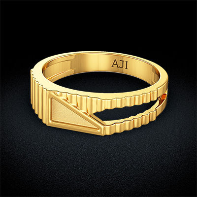Elegant Stylish Kids Gold Ring alternate view 2