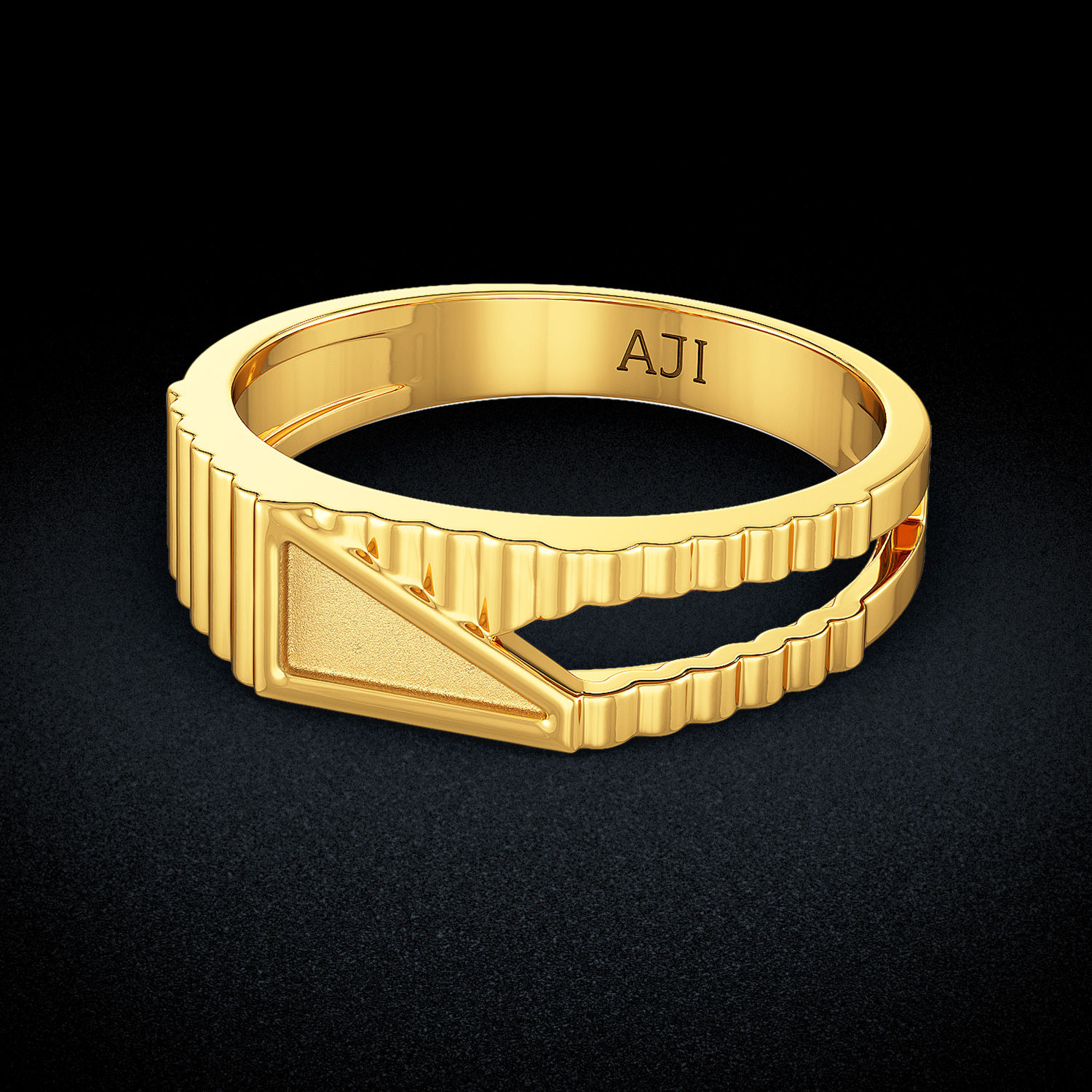 Elegant Stylish Kids Gold Ring image