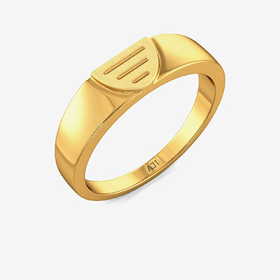 Delicate Stylish Kids Gold Ring alternate view 1