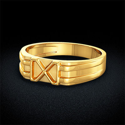 Mini Bow Trendy Kids Gold Ring alternate view 2