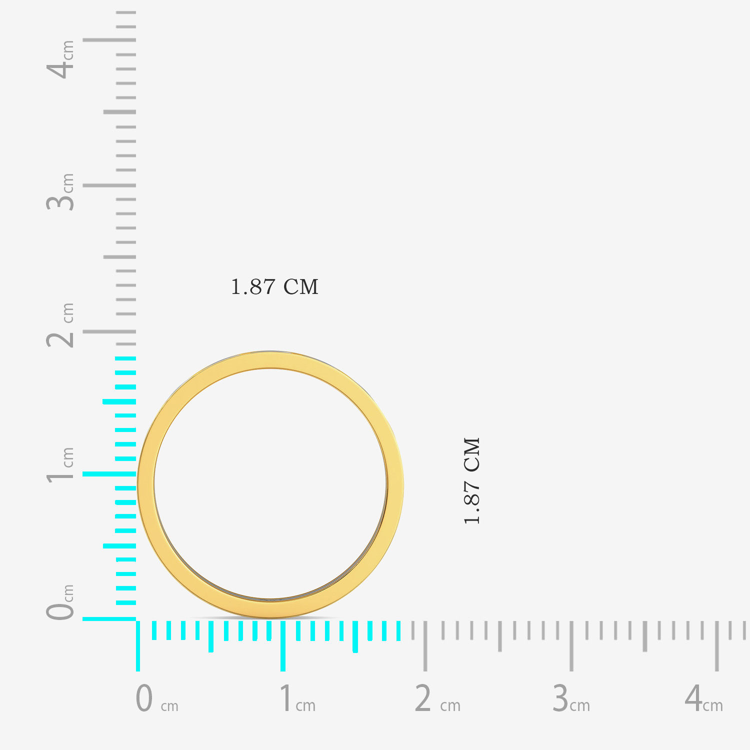 Slant Sequence Gold Ring alternate view 3