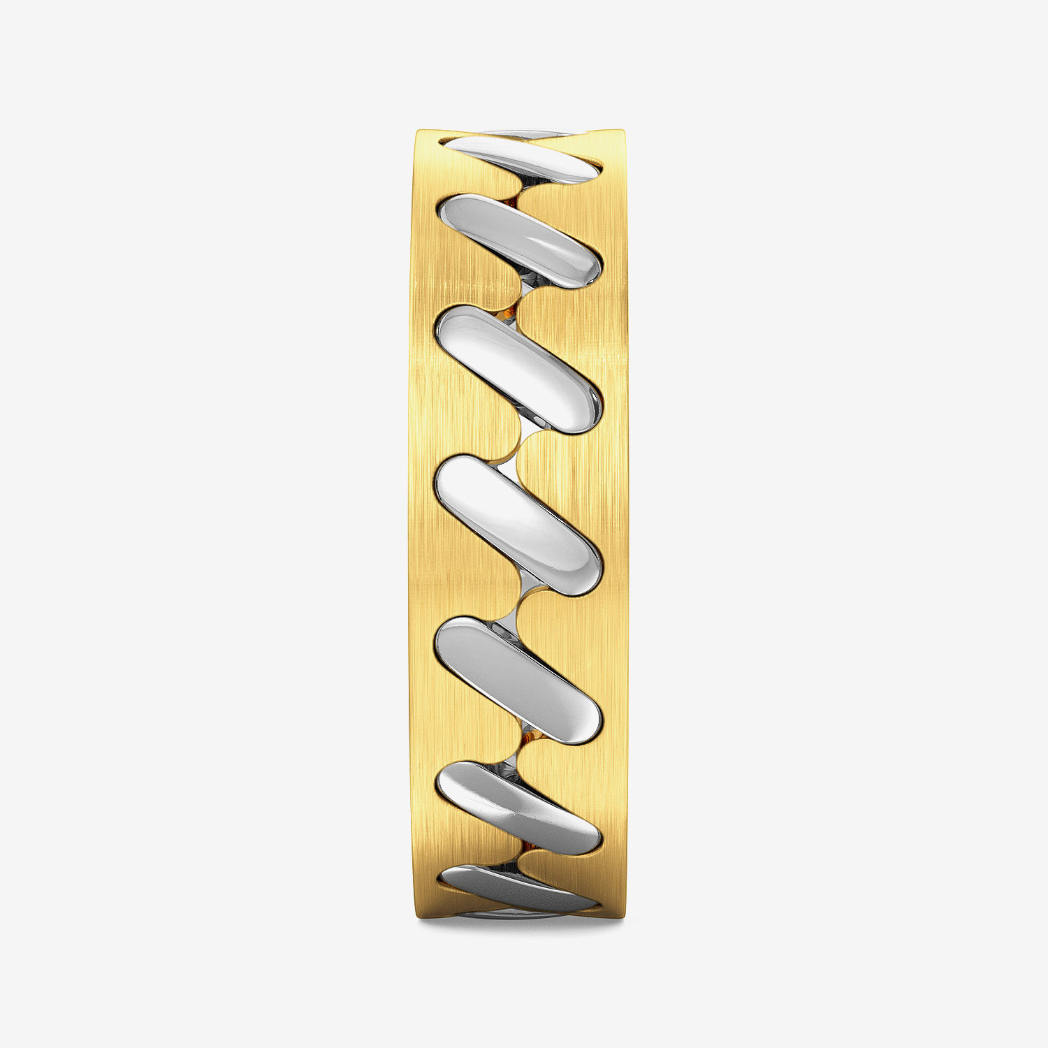 Slant Sequence Gold Ring image