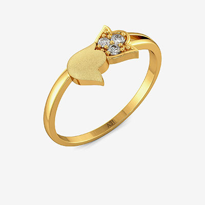 Gleaming Tulip Kids Gold Ring alternate view 1