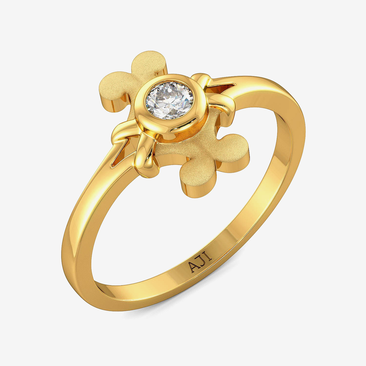 Dainty Frail Kids Gold Ring
