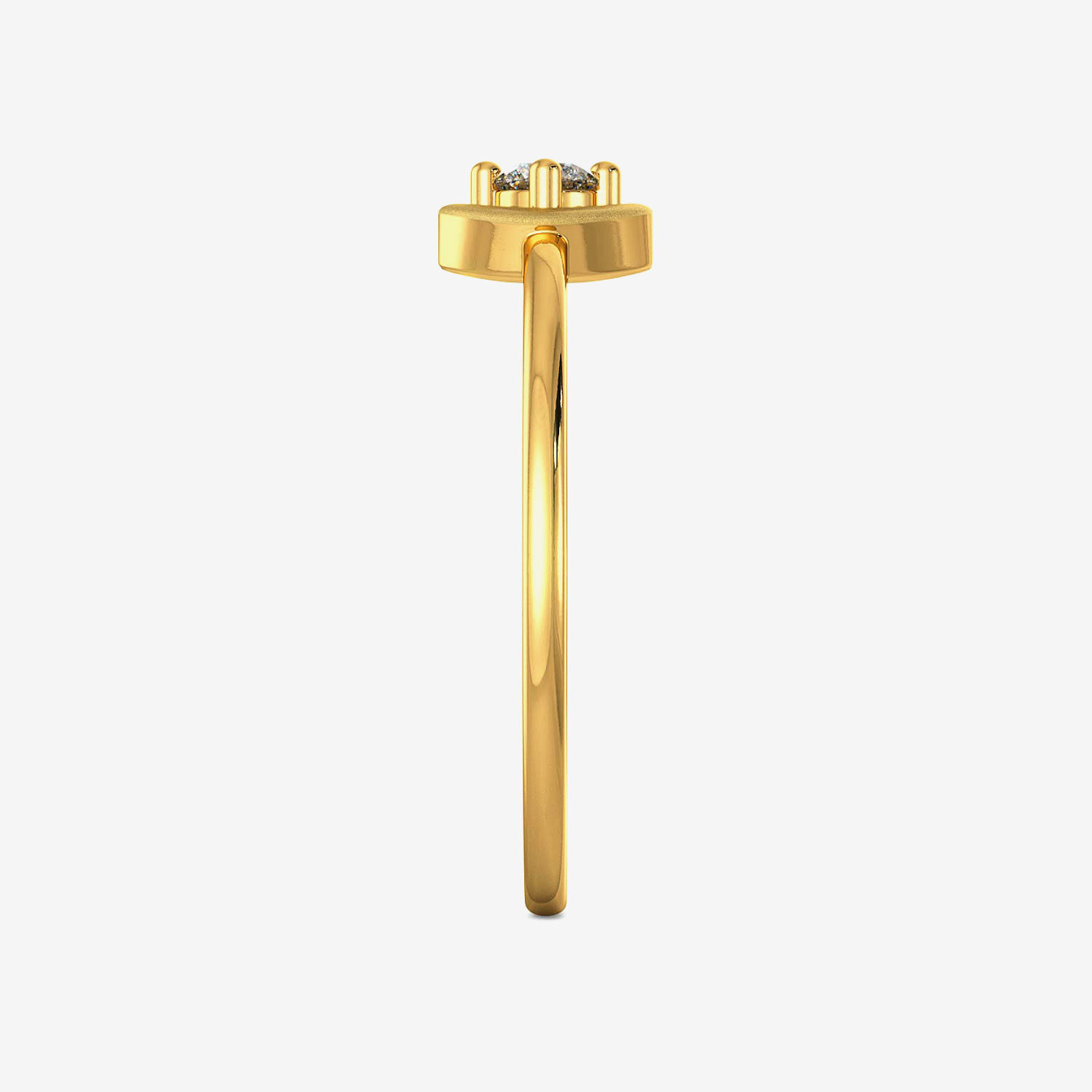 Stylish Frail Kids Gold Ring image