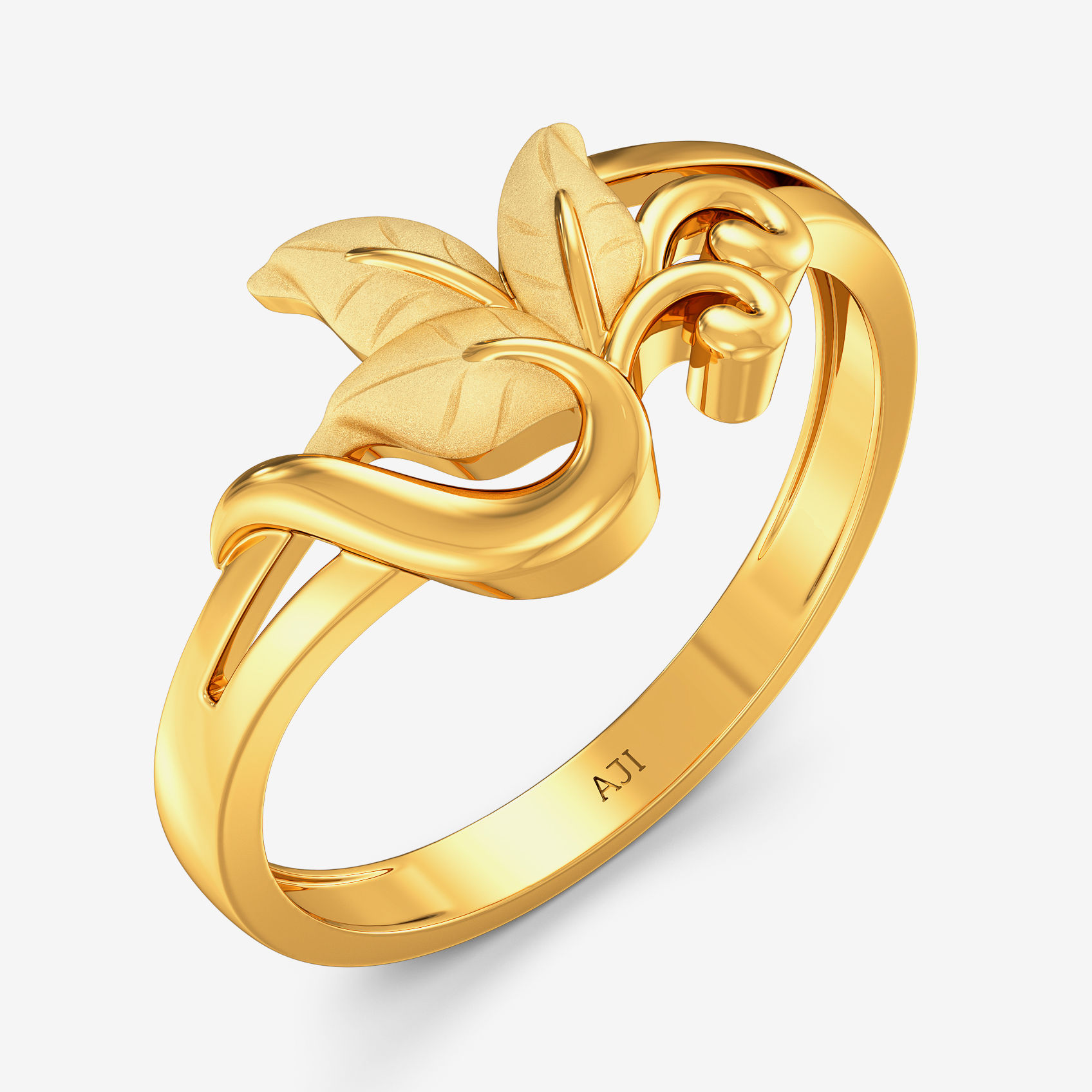 Leafy Gold Ring