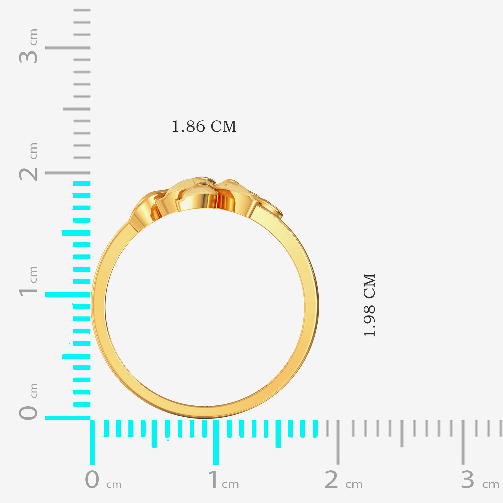 Leafy Gold Ring image