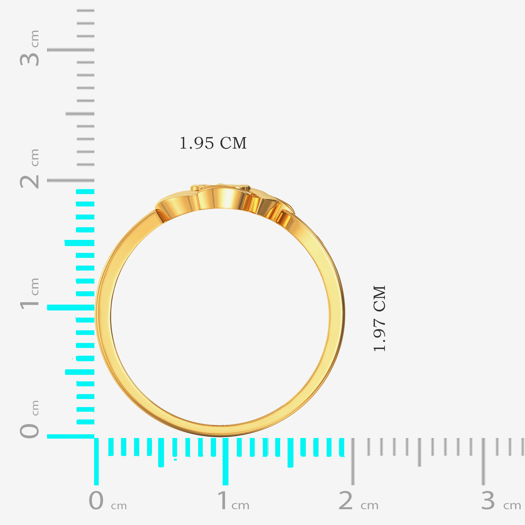 Blossomy Gold Ring image
