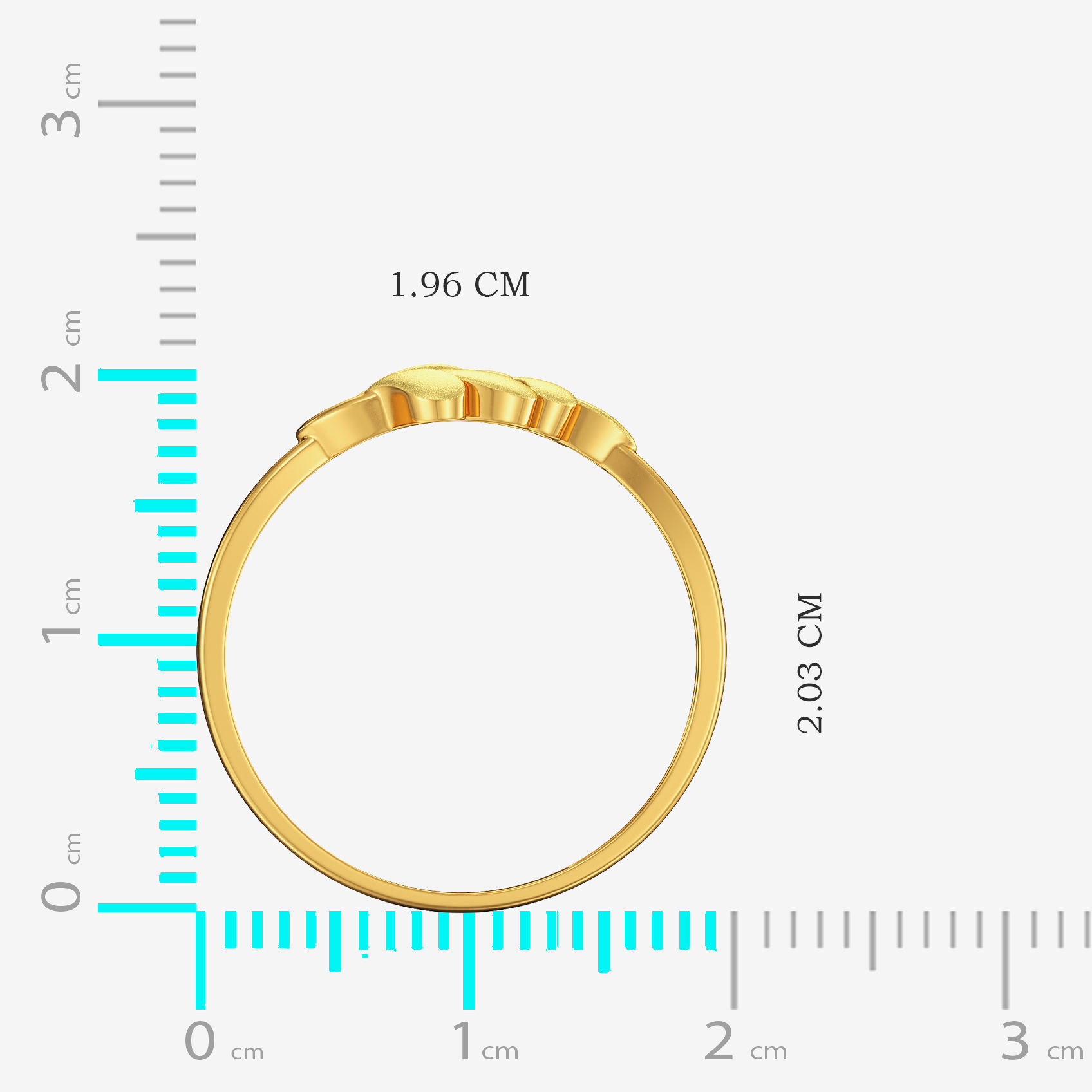 Radiant Floral Golden Ring image
