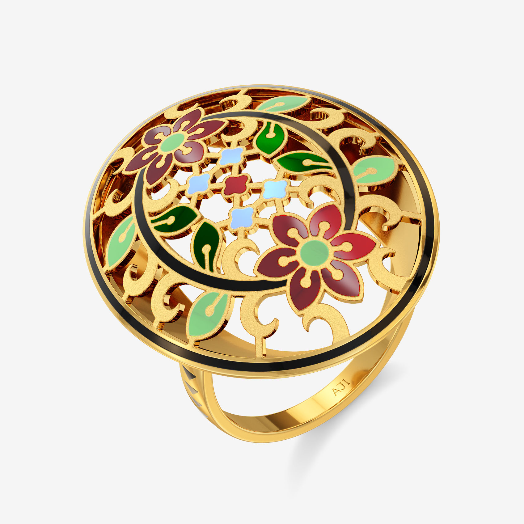 Gold Floral Ring