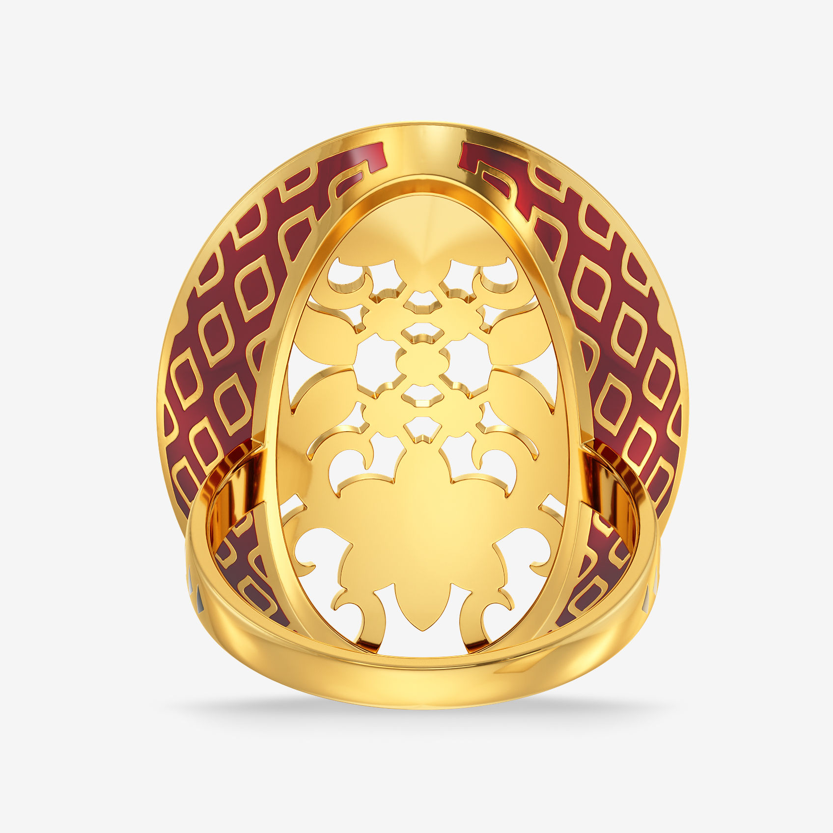 Gold Floral Ring image