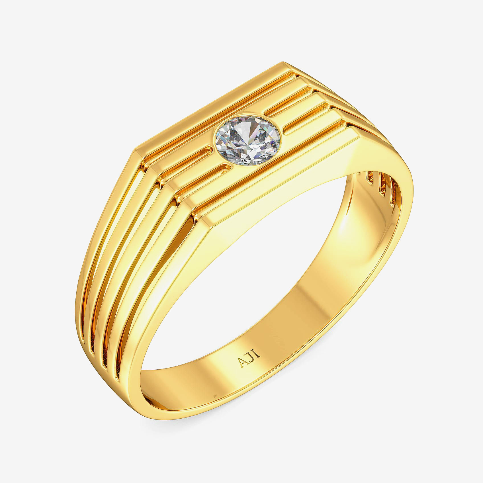 Signet Gold Ring image