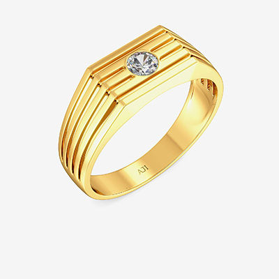 Signet Gold Ring image