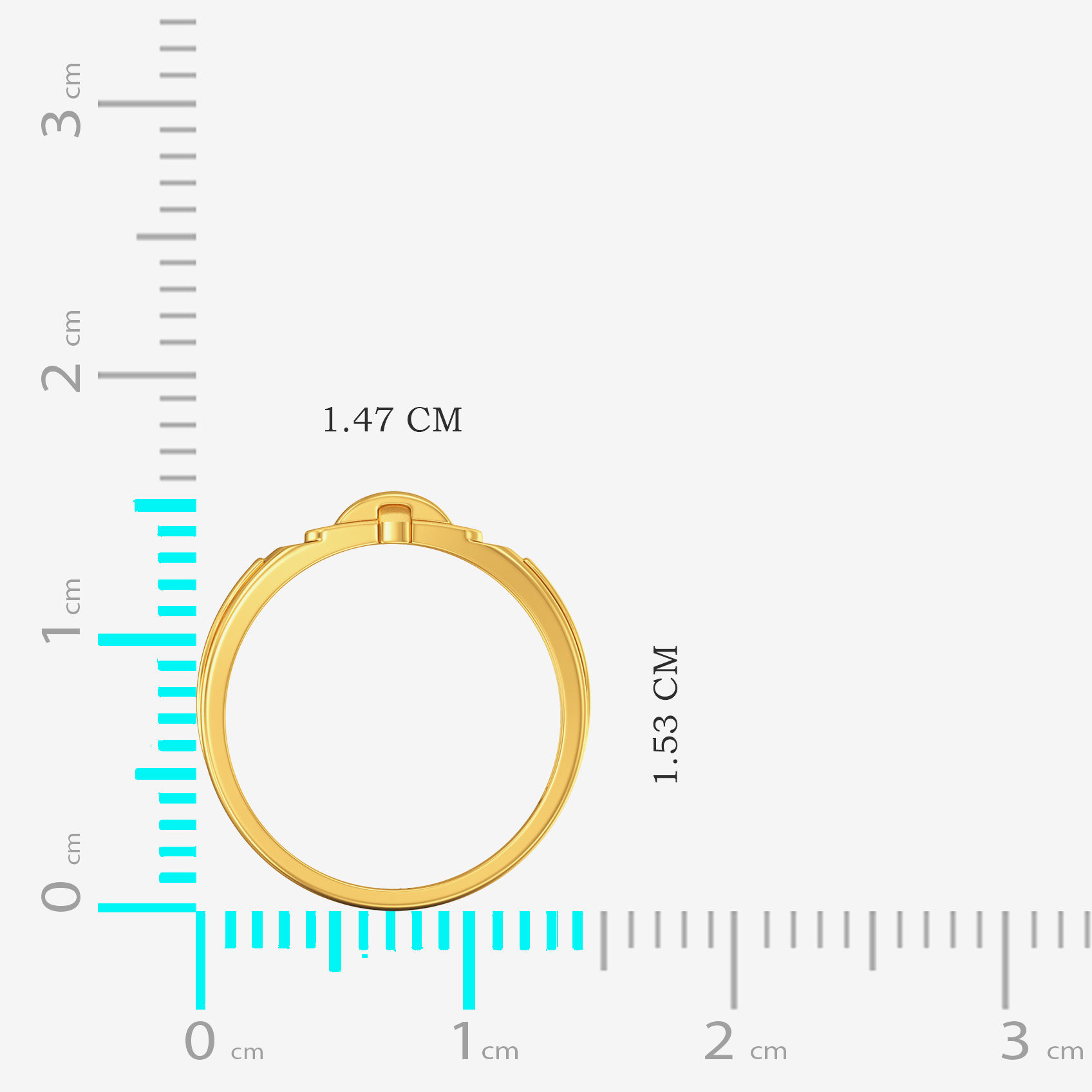 Gorgeousness  Gold Kids Ring image