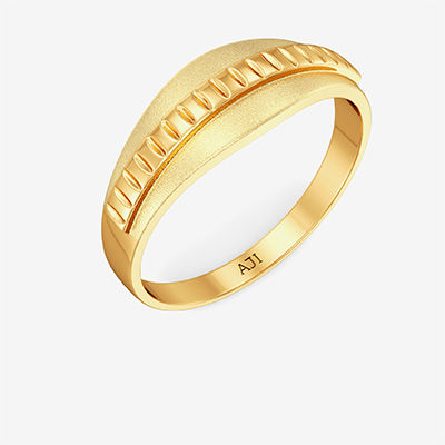 Stylish Round Kid’s Gold Ring alternate view 1