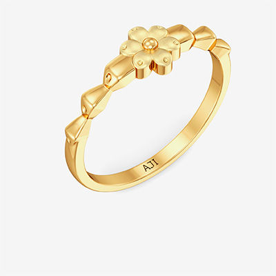 Gold Floral Kid's Ring alternate view 1