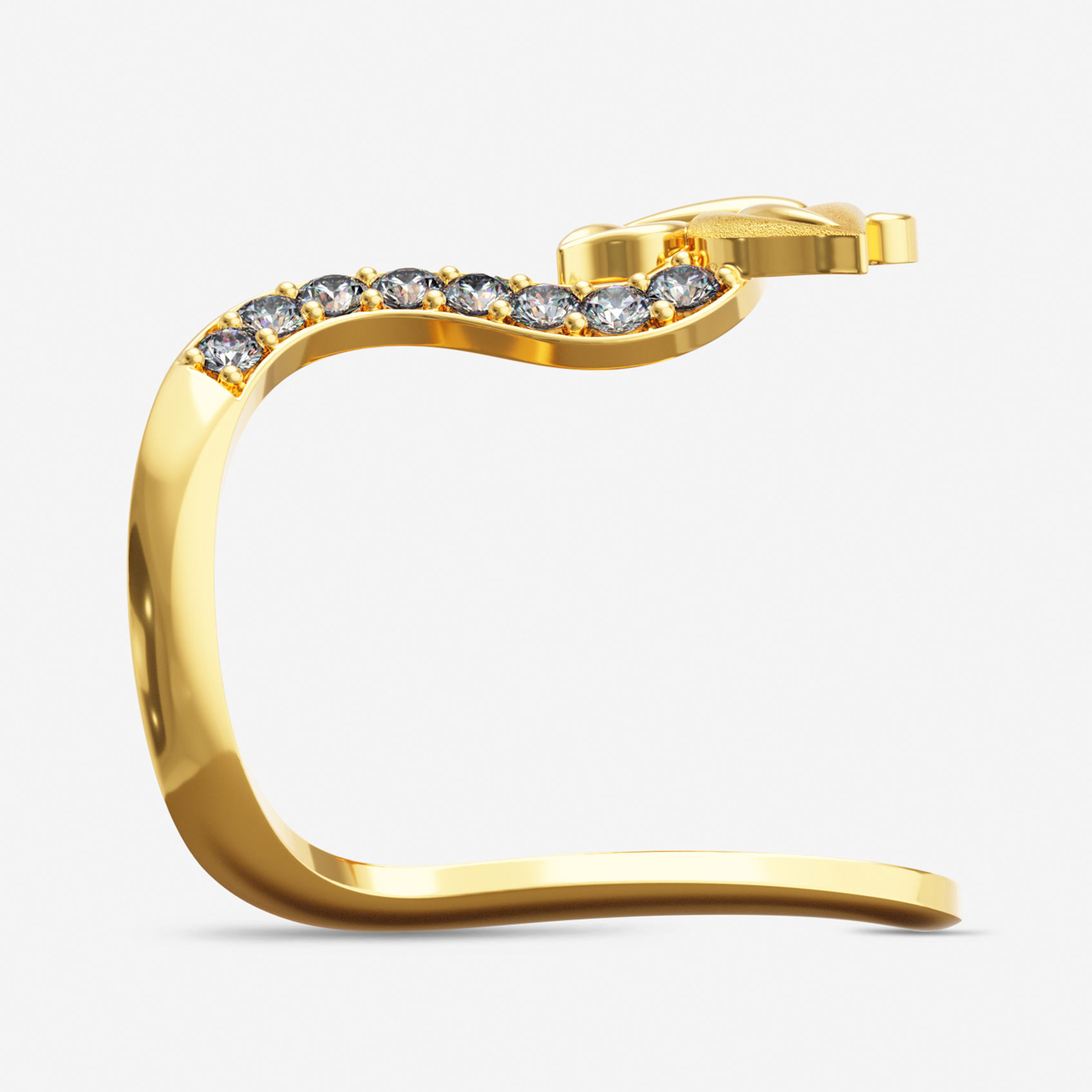 Gold Butterfly Vanki Ring image