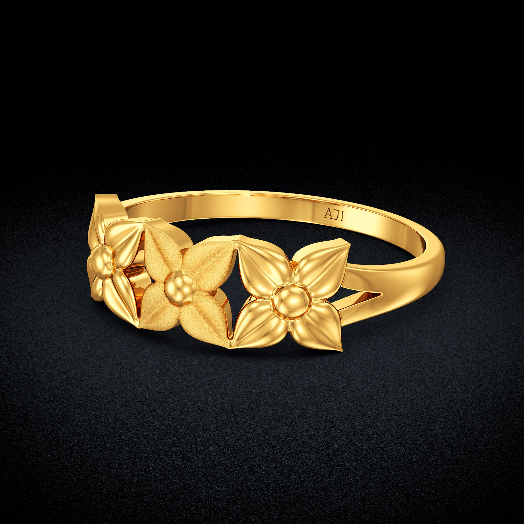 Bloom  Gold Kids Ring image