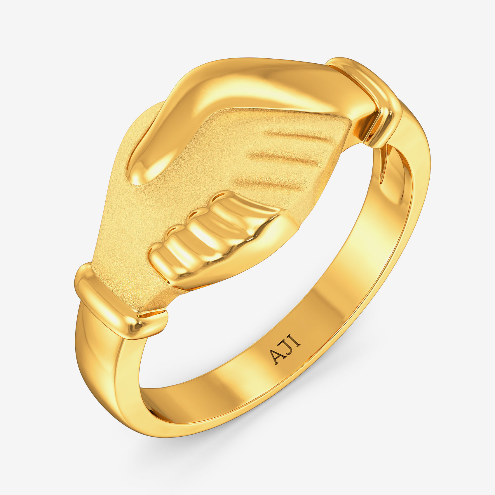 Inviting Gold Ring